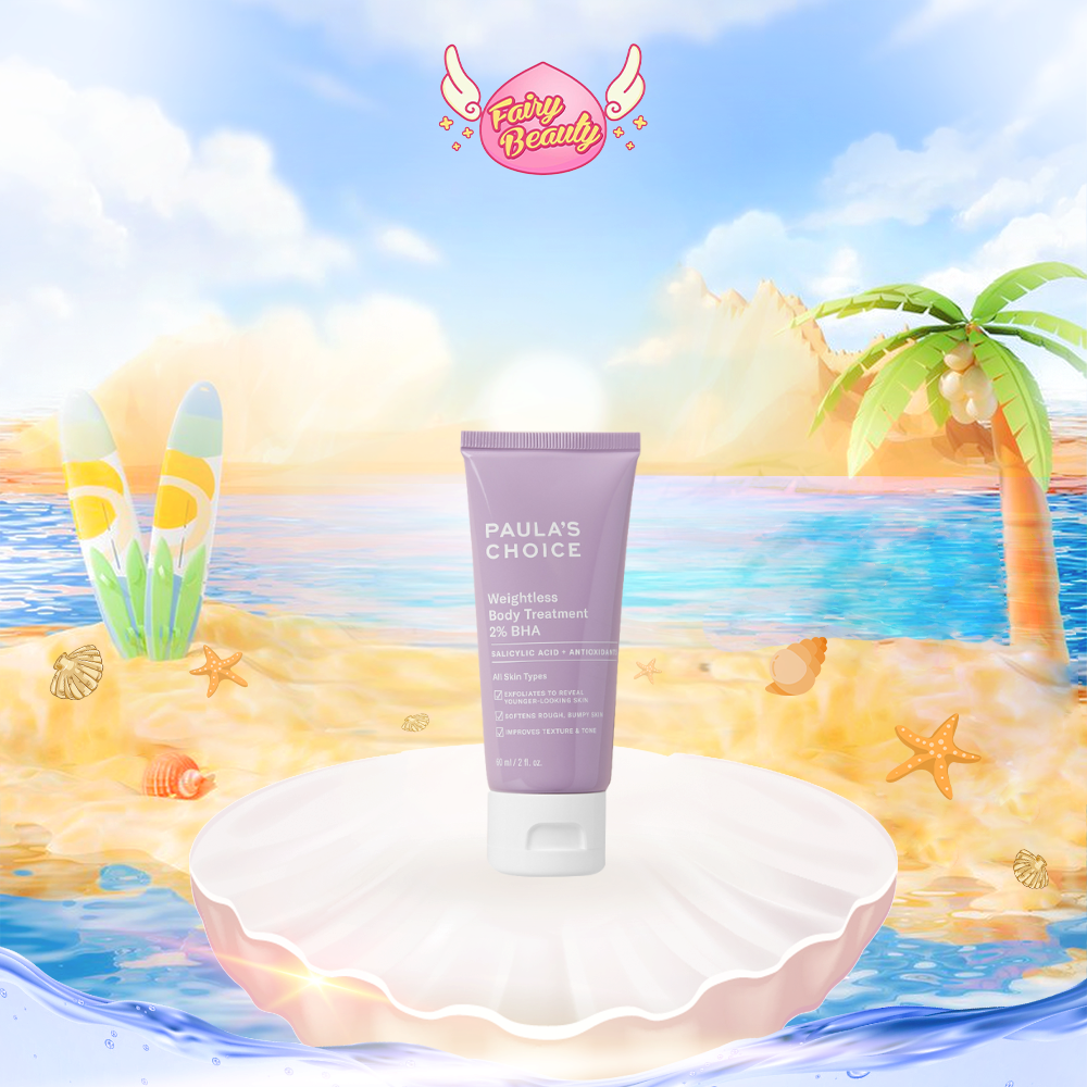 Kem Dưỡng Thể BHA Ngăn Ngừa Viêm Nang Lông Chứa 2% BHA Paula's Choice Weightless Body Treatment 2% BHA 210ml