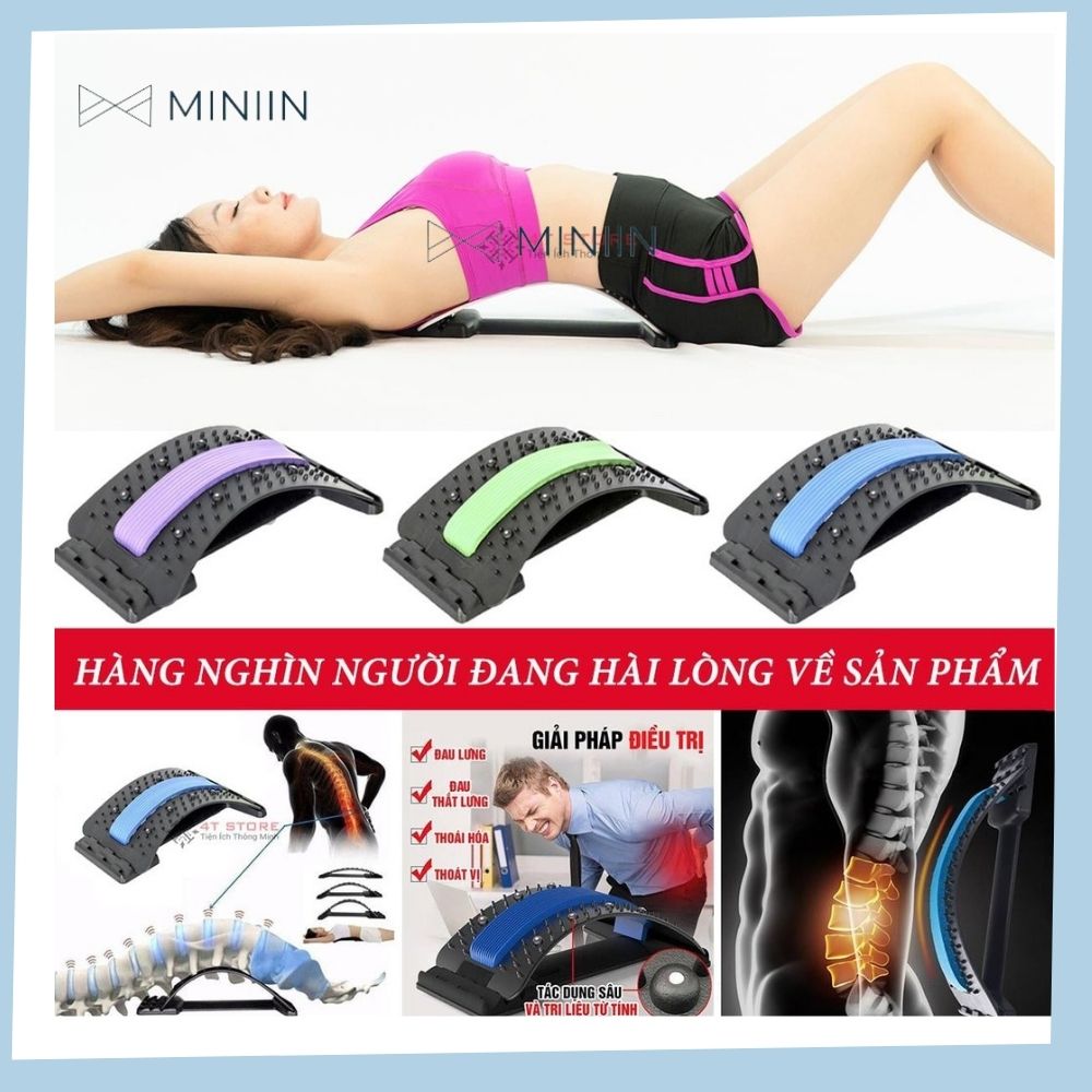 Khung Nắn Chỉnh Định Hình Cột Sống - Điều Trị Thoát Vị Đĩa Đệm, Vai Gáy, Dụng Cụ Giảm Đau Nhức Mỏi Lưng, Đốt Sống Cổ Giúp Thư Giãn- Hàng Chính Hãng MINIIN