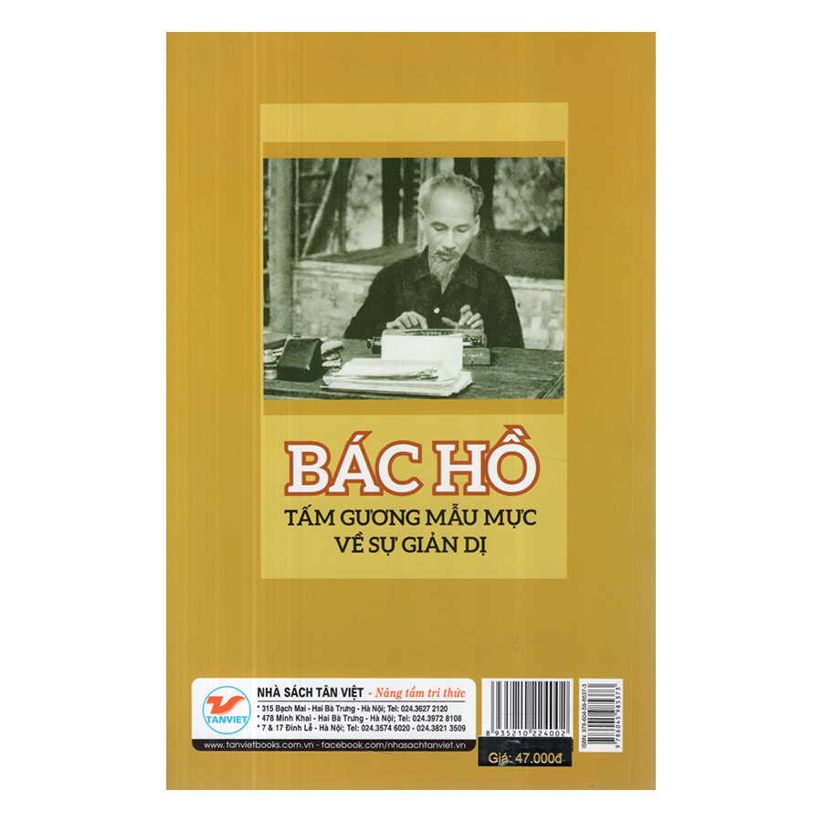 Bác Hồ Tấm Gương Mẫu Mực Về Sự Giản Dị