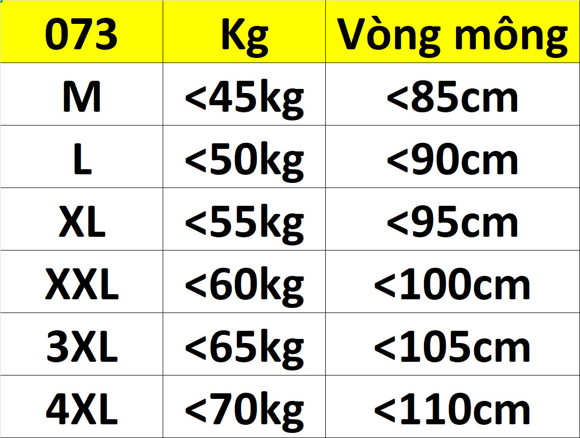 COMBO 5 QUẦN THUN TRƠN NHIỀU SIZE 073