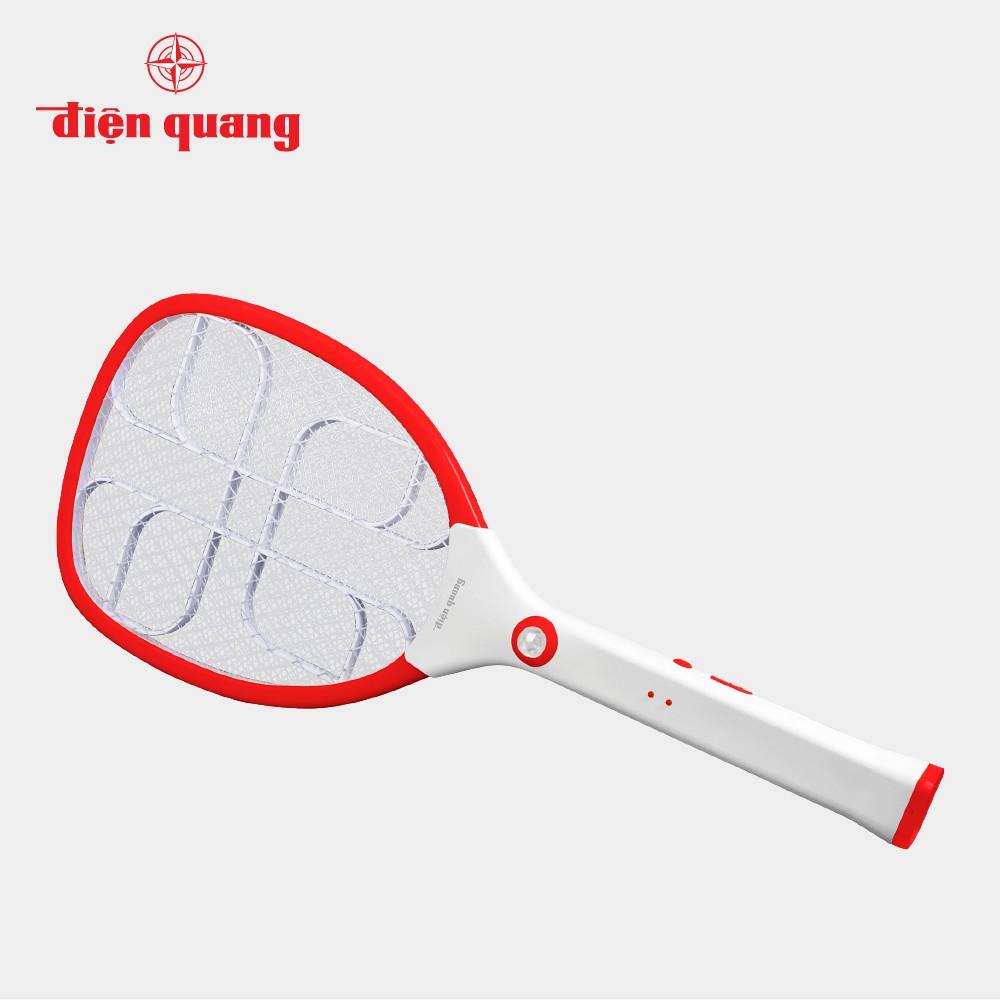 Vợt muỗi Điện Quang ĐQ EMR02 WR - Xả nhanh dòng điện 5s, chống giật. Lưới vợt chống gỉ - BH 12 tháng