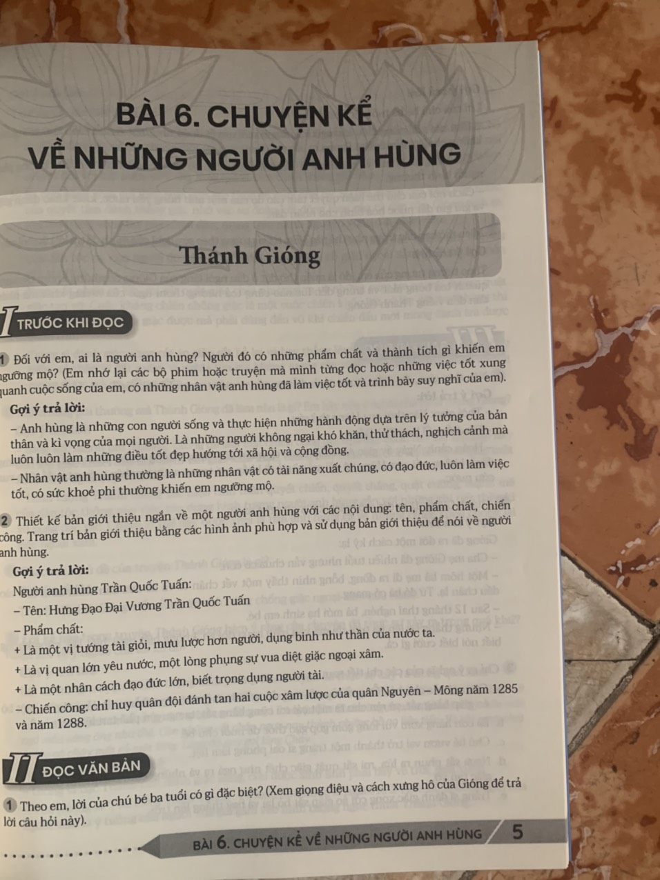 Hướng dẫn học và làm bài tập Ngữ Văn 6 tập 2 - Kết Nối