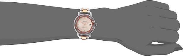Đồng hồ nữ Casio LTP-E120RG-9ADF - dây thép