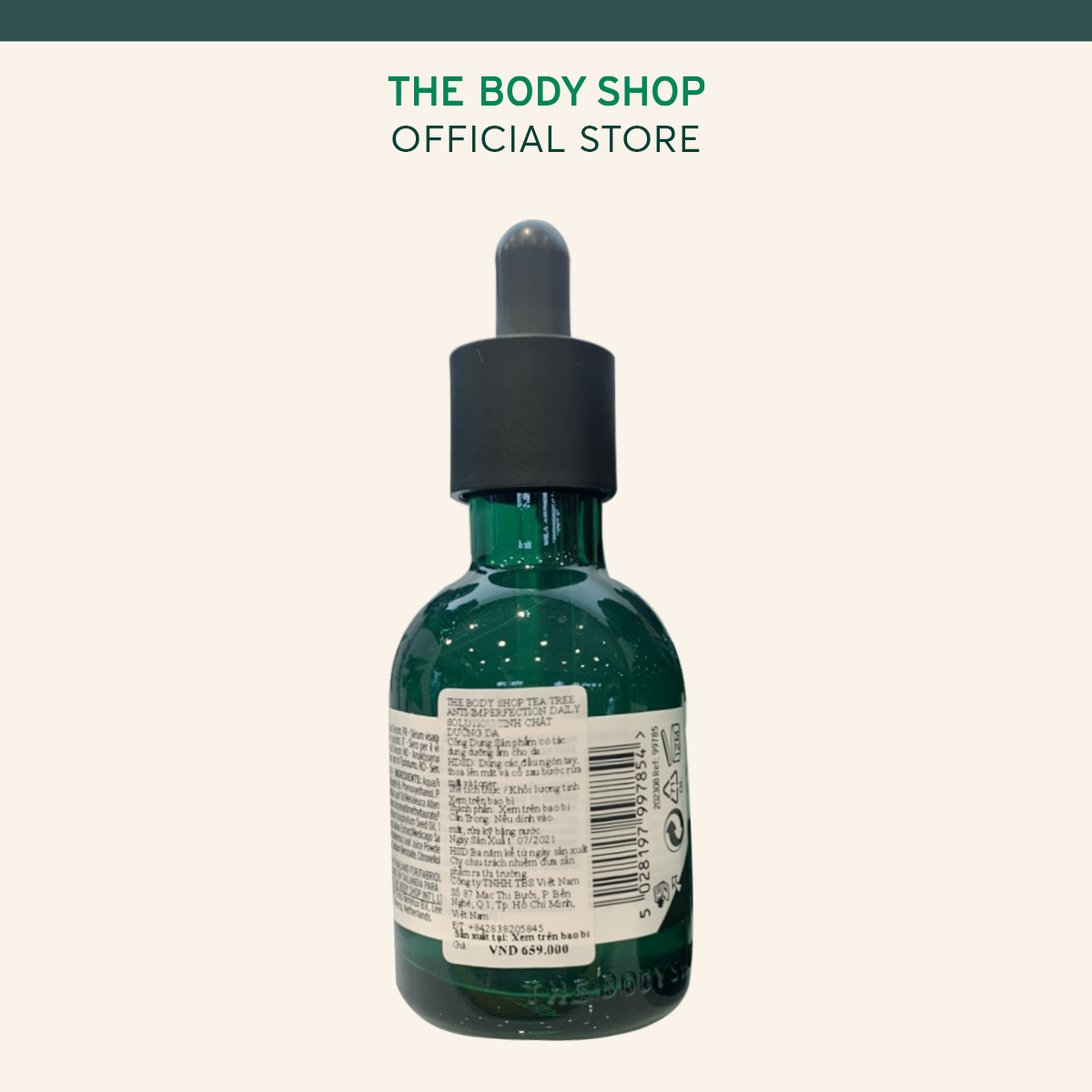 Tinh Chất Dưỡng Da The Body Shop Tea Tree Anti-Imperfection Daily Solution