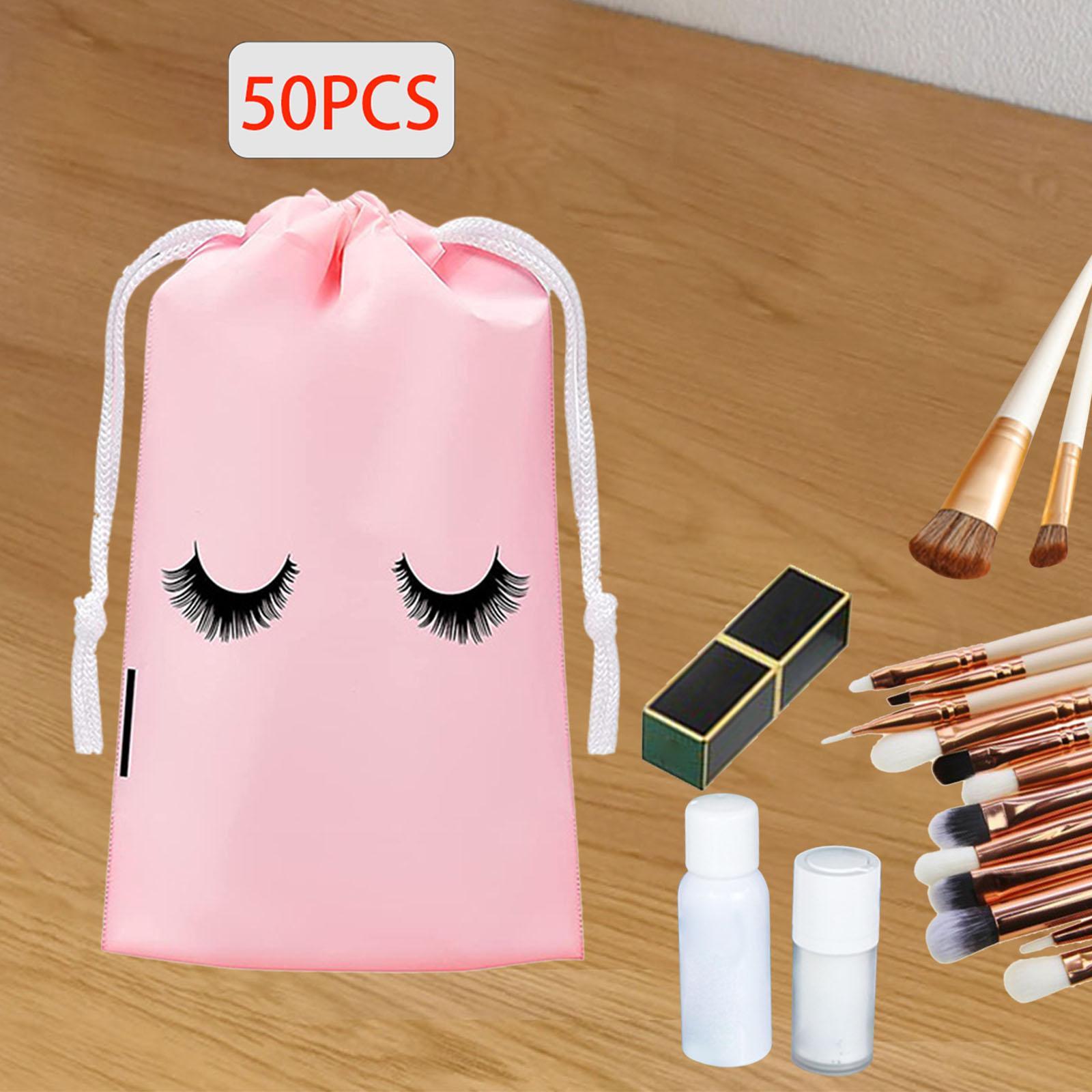 50 Pieces Travel Toiletry Makeup Pouch for Travel Makeup Supplies Cosmetic Pouch