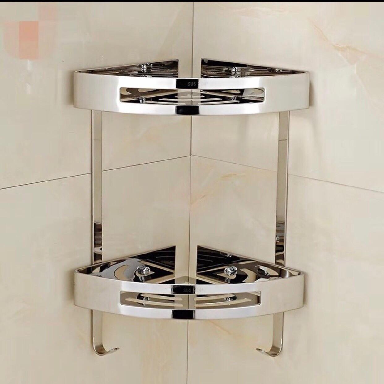 Kệ Góc Inox 2 Tầng Mh03 - Vận Chuyển Miễn Phí Toàn Quốc