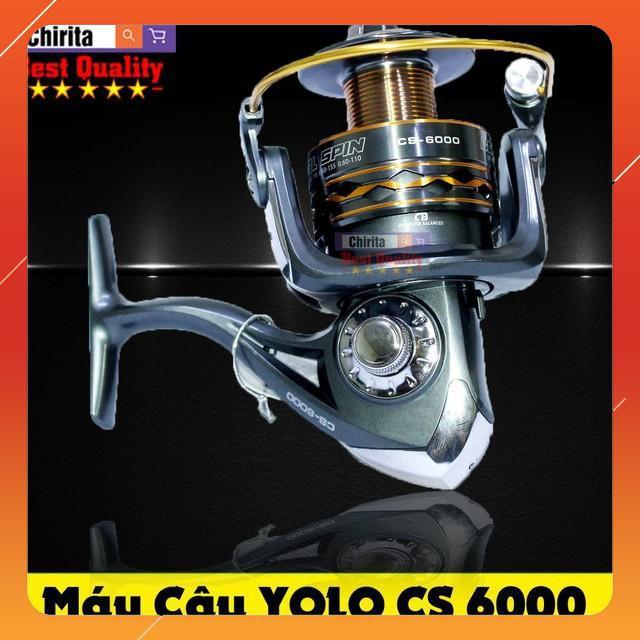 Máy Câu Cá Yolo Cool Spin CS6000 - Máy Câu Đứng Cao Cấp - Chirita CS600 ( rẻ vô địch ) docaucagiangnam