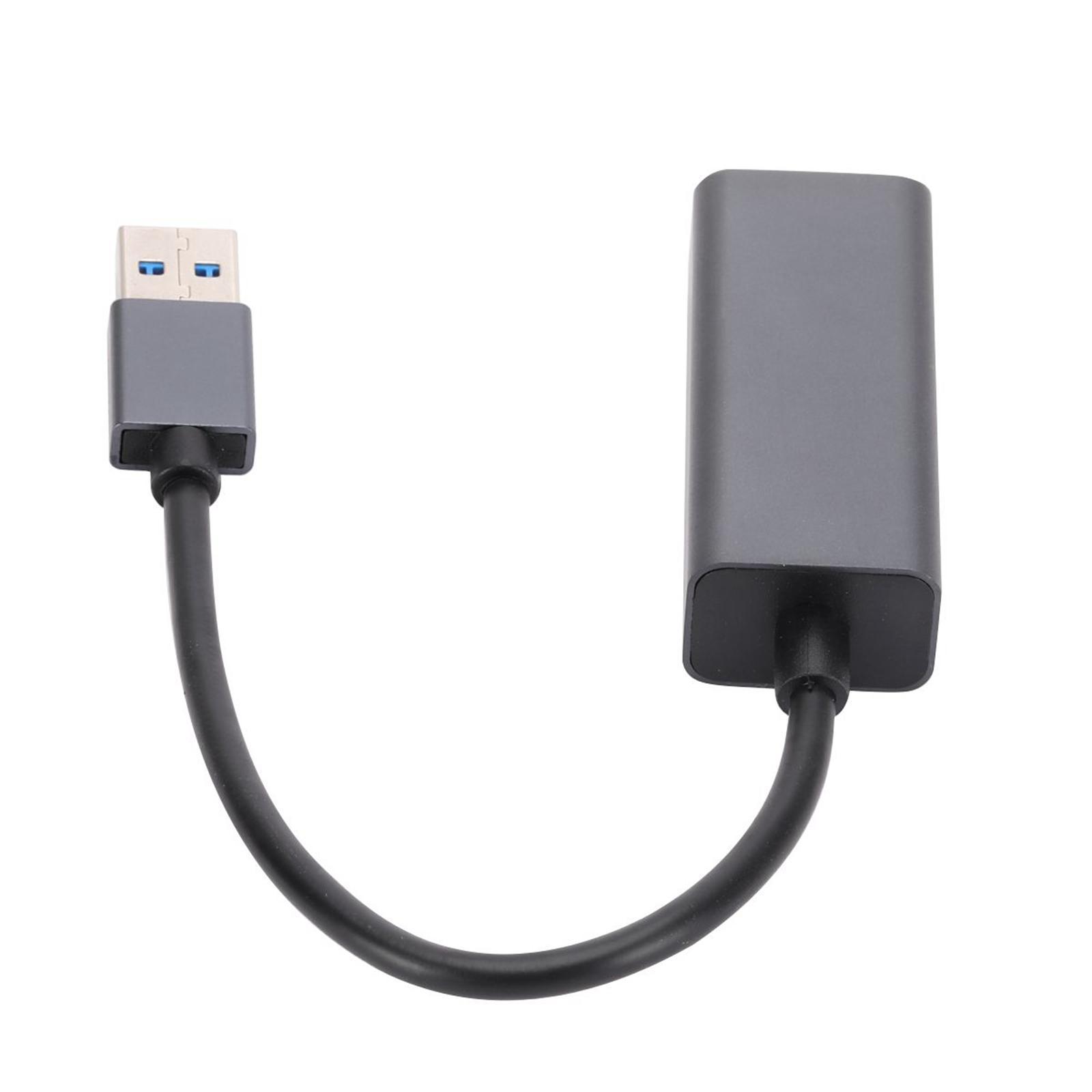 USB Ethernet Adapter, Dongle 10/100/1000Mbps High Speed Network Card for Windows PC Laptop