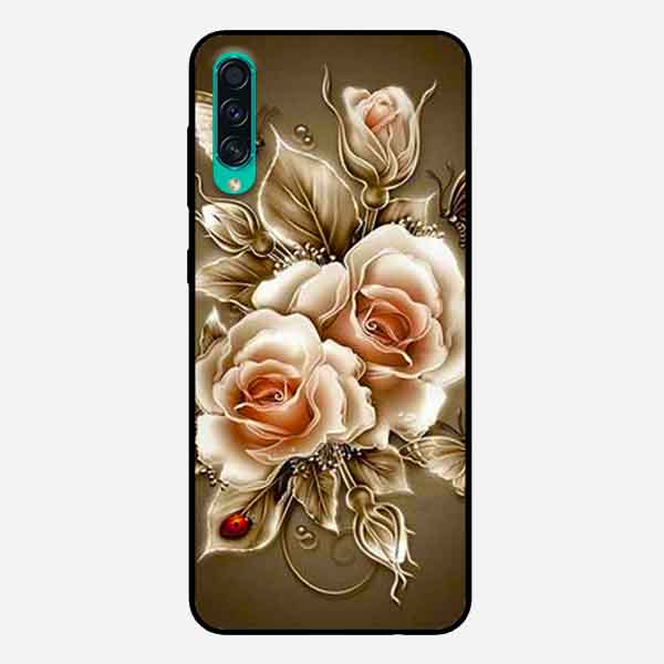 Ốp Lưng in cho Samsung A50 Mẫu Hoa Hồng 3 - Hàng Chính Hãng