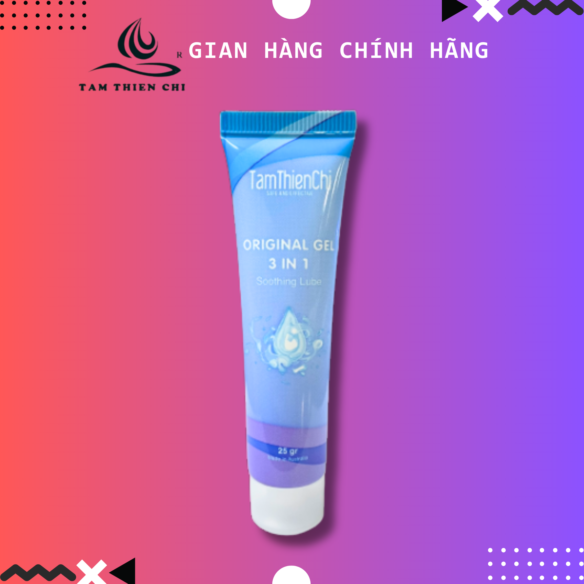 Gel bôi trơn gốc nước Tâm Thiện Chí Original Gel 3in1 Bôi trơn Cấp ẩm Massage