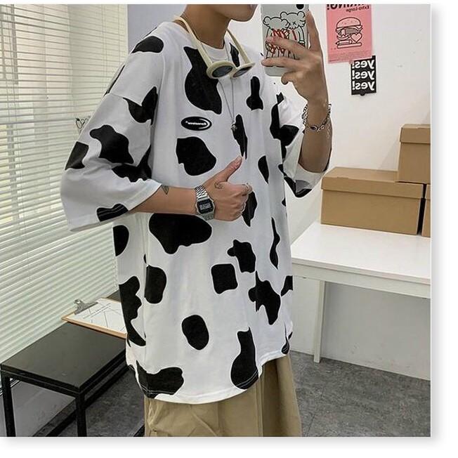 ÁO THUN LOANG BÒ SỮA NAM NỮ