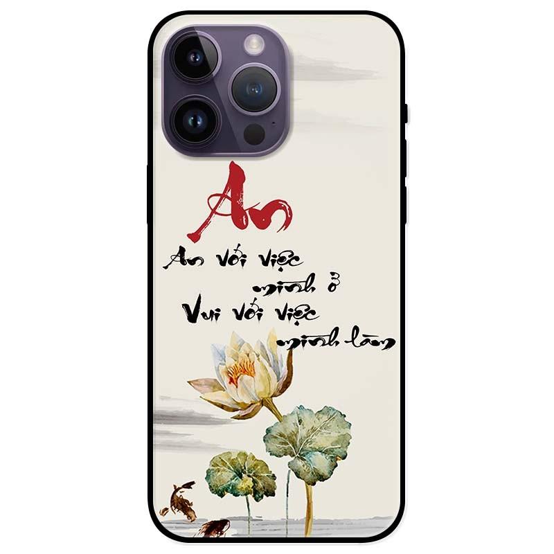 Ốp lưng dành cho Iphone 14 - Iphone 14 Plus - Iphone 14 Pro - Iphone 14 Pro Max - An Sen Trắng
