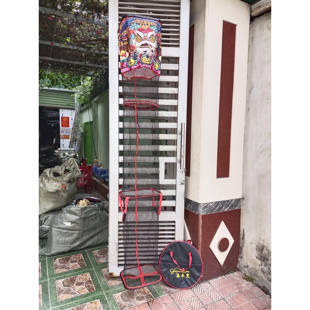 Giỏ Đựng Cá Rọng Đựng Cá Vuông Kỳ Lân hàng cao cấp chuyên dùng câu đài câu đơn