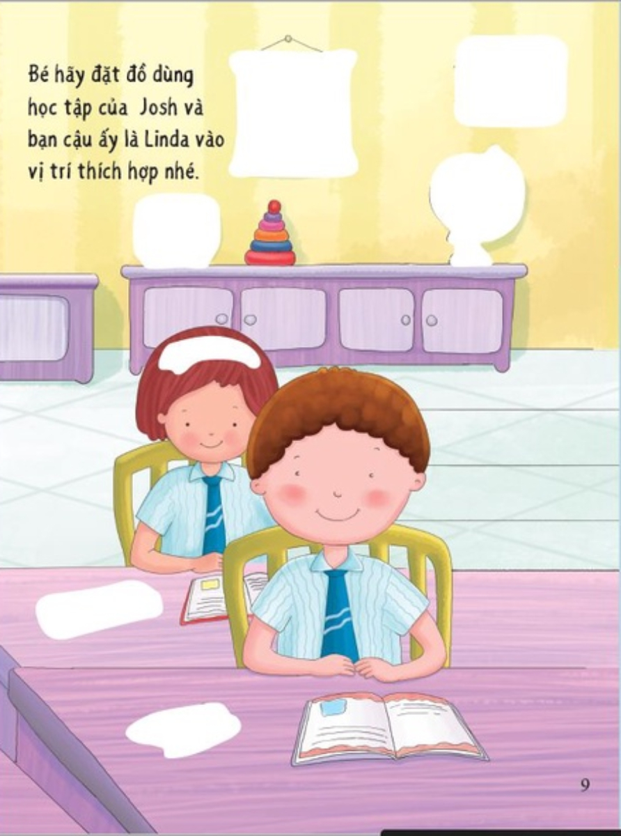 Sticker Chuẩn Bị Trang Phục Trường Học - School