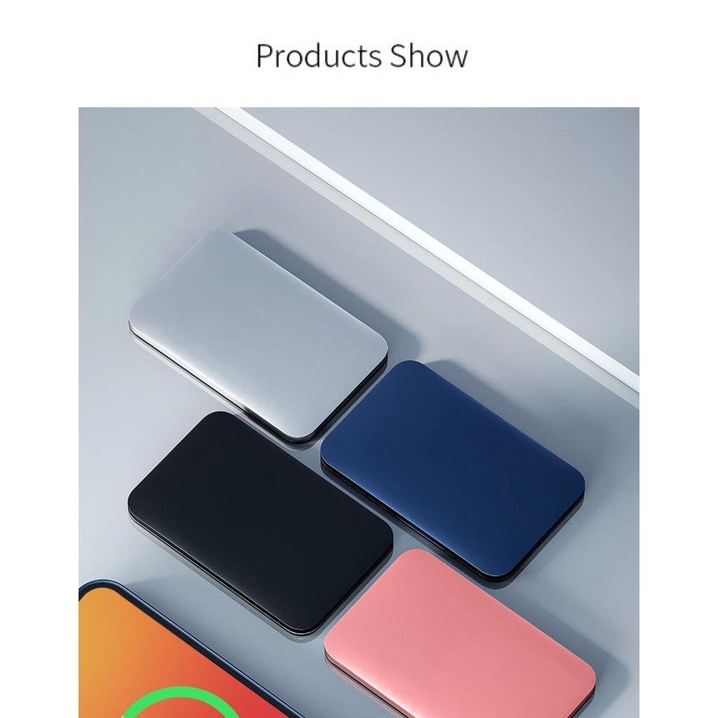 Pin sạc dự phòng không dây 10000mAh USB-C 20W bằng hợp kim nhôm thích hợp cho iPhone 12 13 Pro