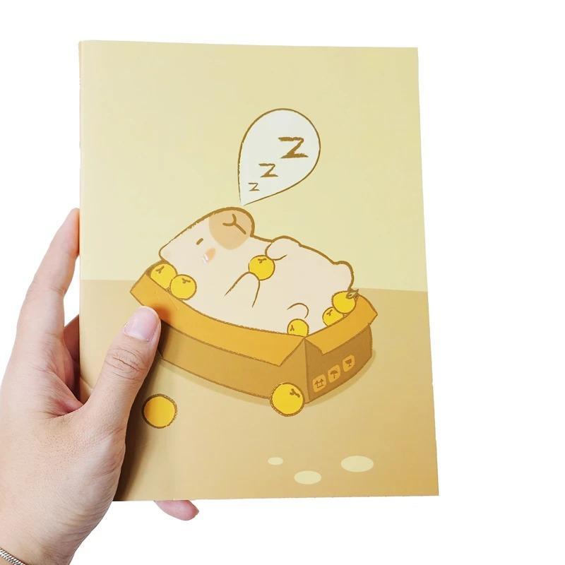 [MUA 5 TẶNG 1] Tập Học Sinh Capybara - 4 Ô Ly - 200 Trang 70gsm - The Sun - Mẫu 4