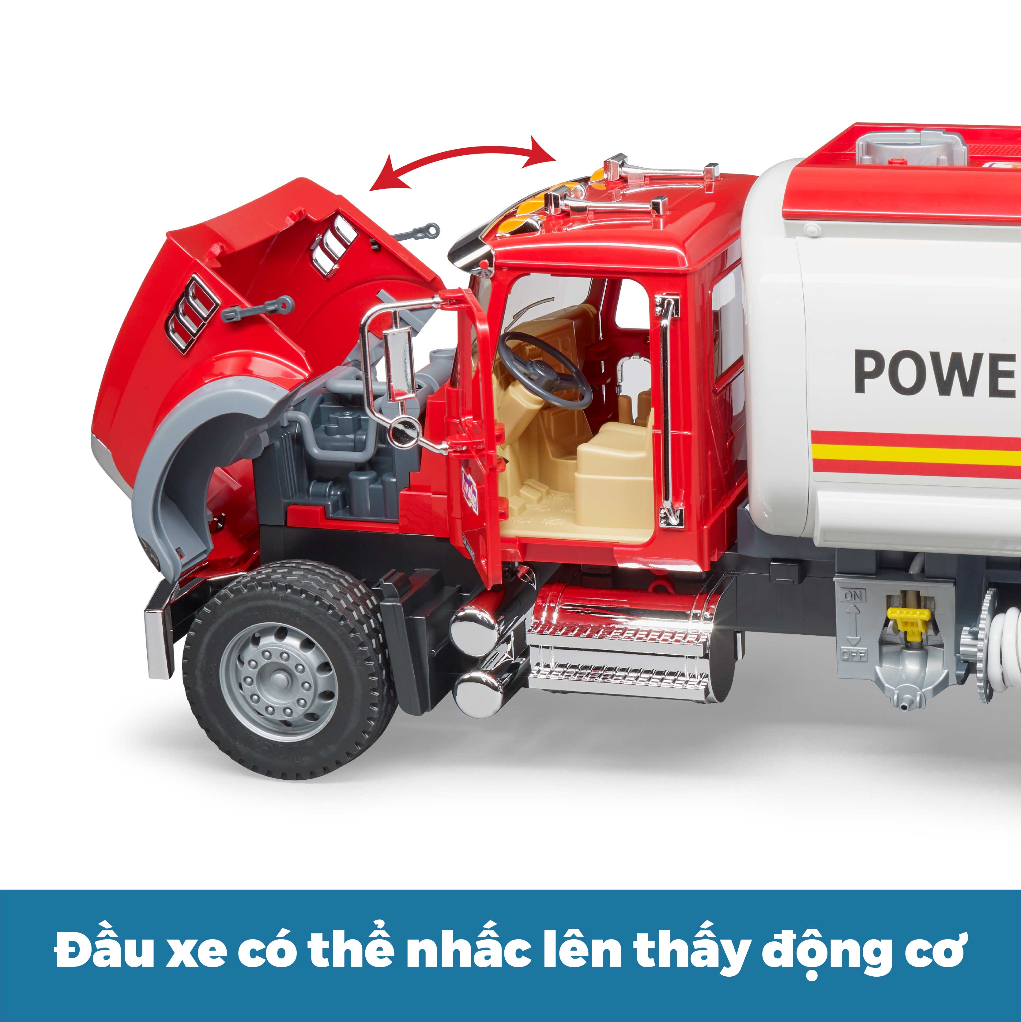 Đồ chơi BRUDER Xe chở xăng MACK BRU02827