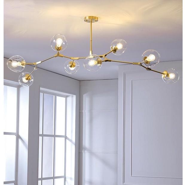 Đèn chùm ALPHA phong cách hiện đại, sang trọng, độc đáo - kèm bóng LED chuyên dụng.
