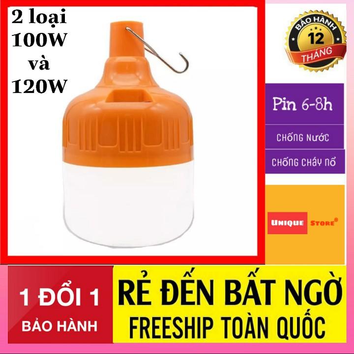 Bóng đèn LED tích điện công suất 100W 120W 6-8H sáng liên tục