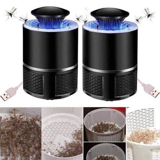 Đèn Bắt Muỗi Mosquito Killing, Máy Thu Hút Côn Trùng Bay, Máy Bắt Muỗi Cao Cấp Công Nghệ Đèn LED Dùng Nguồn USB