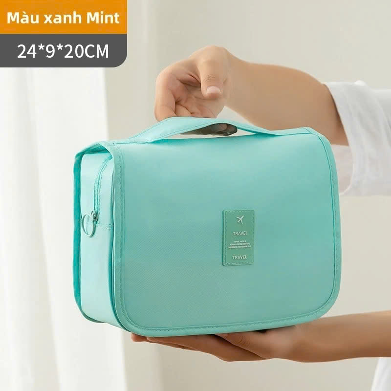 Túi Đựng Đồ Cá Nhân Du Lịch , Túi Đựng Mỹ Phẩm Kiểu Hàn Quốc MÀU CAM