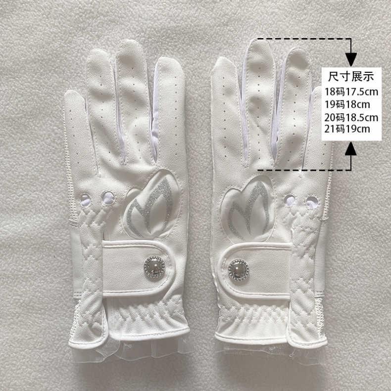 Găng tay bằng da nữ golf mới thoải mái Size: 21