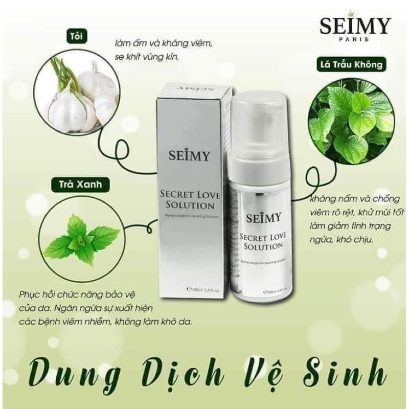 Dung dịch vệ sinh vùng kín SEIMY dạng bọt - Secret Love Solution