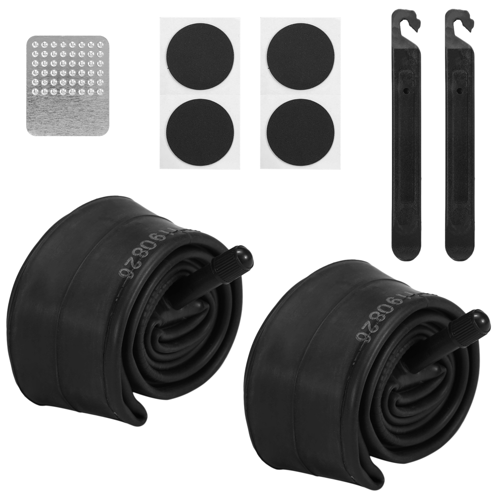 2 Lốp Xe Và Bộ Dụng Cụ Sửa Chữa Vá Lốp Xe Đạp Tiện Dụng