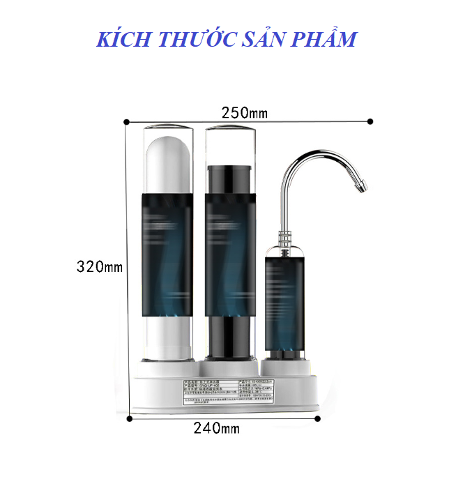 Máy Lọc Nước Uống Trực Tiếp Purifier Stand tặng kèm bộ lọc