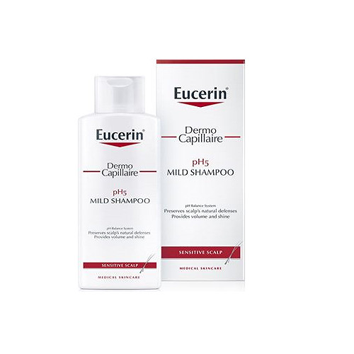 Dầu gội Eucerin Dermo Capillaire pH5 cho da dầu nhạy cảm 250ml