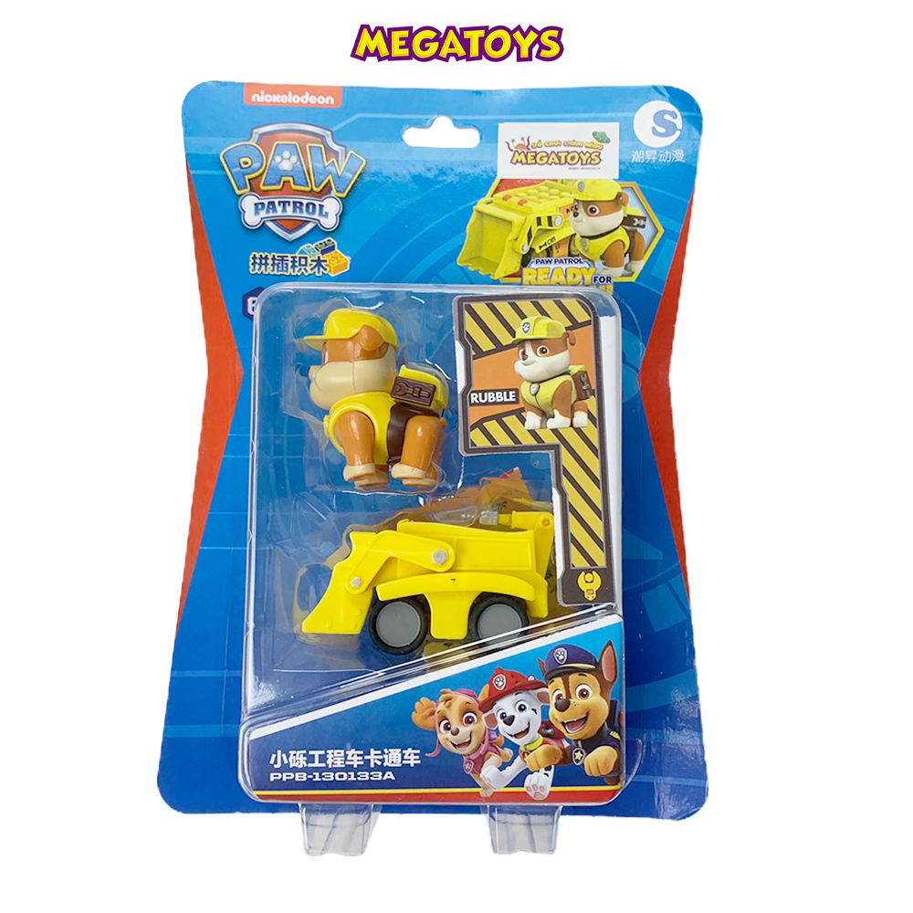 Xe mô hình biệt đội chó cứu hộ Paw Patrol - Chó đội trưởng Chase