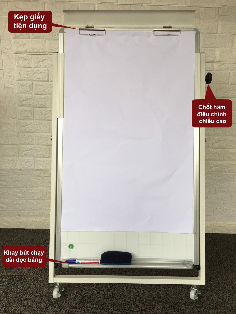 Bảng Flipchart chân gấp 60x100cm, ảnh thật 100%