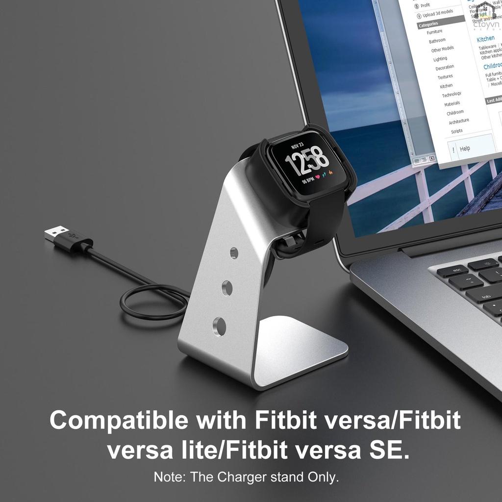 Đế sạc USB cho đồng hồ thông minh Fitbit versa/Fitbit versa lite/Fitbit versa SE
