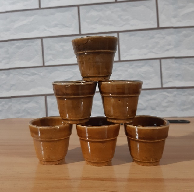 Cốc, Chum, ly, tách trà men cafe nâu
