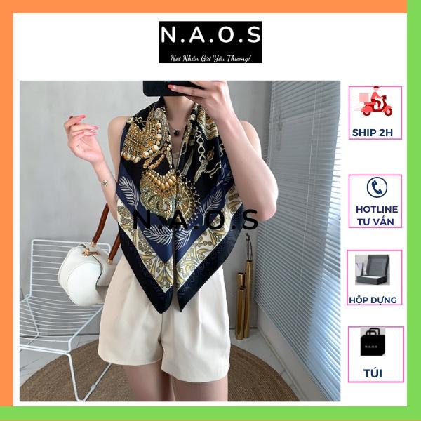 -Khăn Đội đầu Lụa Vuông 90x90 cm Bandana Choàng Cổ đi biển Buộc Tóc Áo Yếm-Qùa tặng 20/10-quà tặng sinh nhật