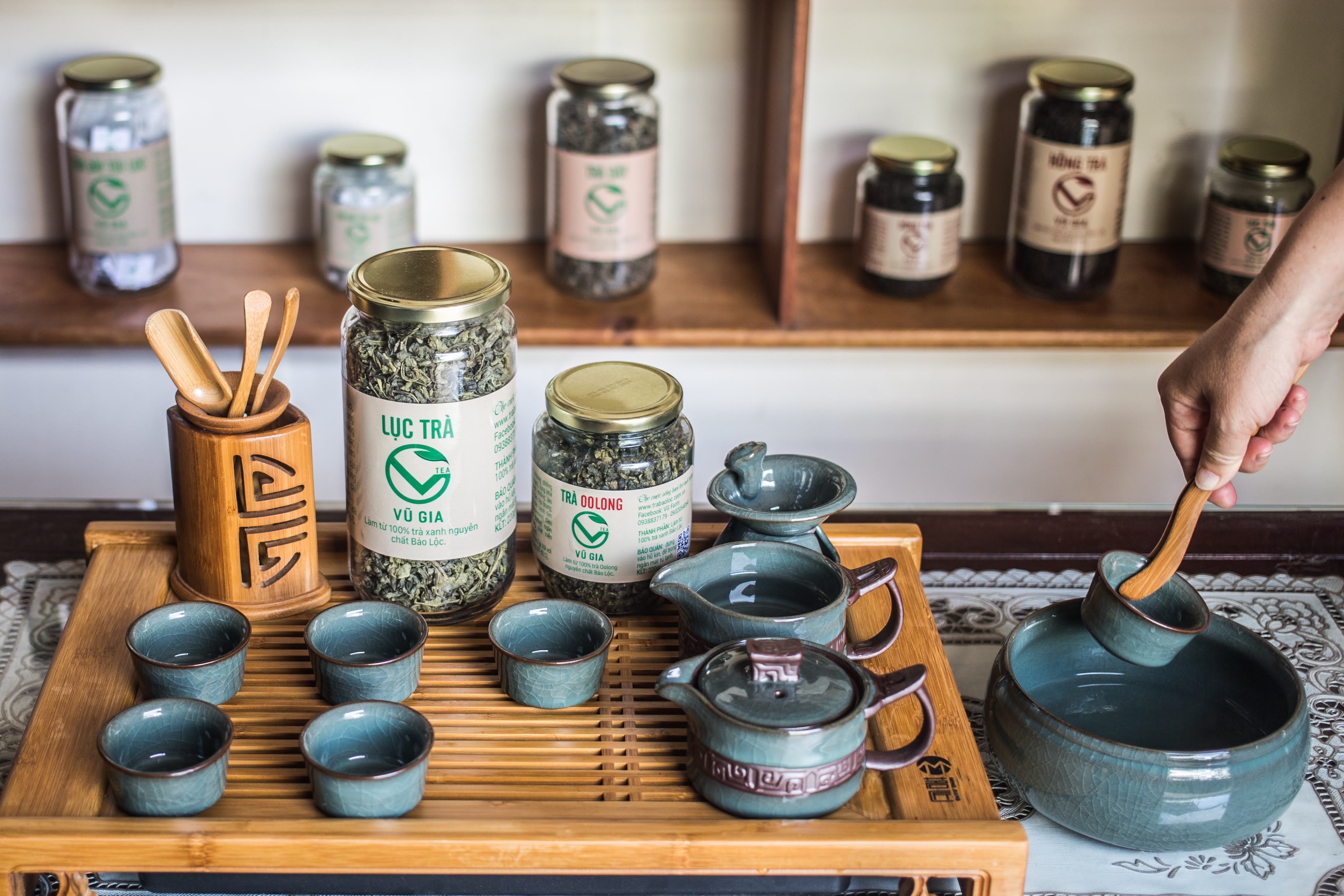Trà Oolong Nguyên Chất Bảo Lộc Vũ Gia
