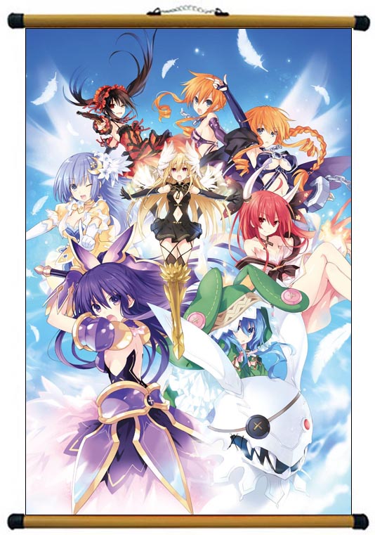 Tranh ảnh treo tường Date A Live có khung nẹp