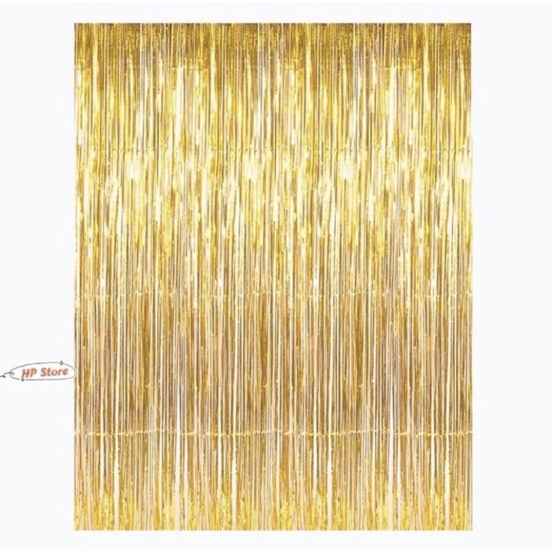 Rèm Kim Tuyến Vàng Gold/ Xanh/ Đỏ Cao 2m x1m Blackground Các Tiệc, Sinh Nhật, Phong Nền,...Dễ Sử Dụng