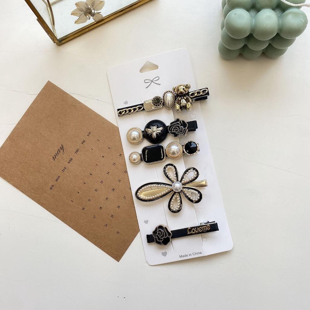 SET5- KẸP ĐÍNH ĐÁ CAO CẤP HOT TREND HÀN QUỐC CỰC SANG CHẢNH - NUNAM SHOP