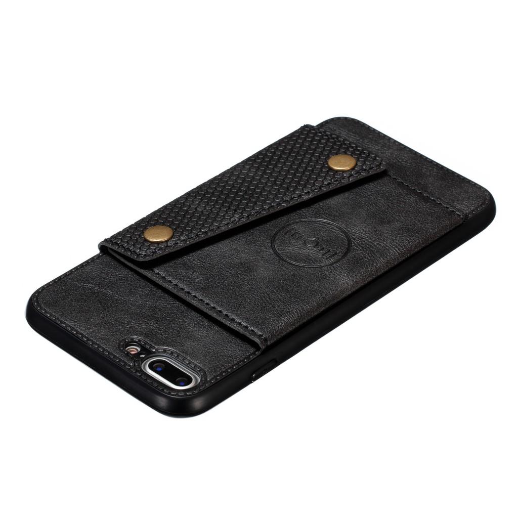 Ốp lưng da ví gập cho iPhone SE 2020 iPhone X XS Max Xr iPhone 7 8 6 6S Plus