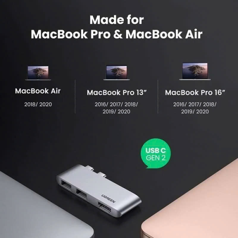 Bộ chuyển đổi Ugreen USB Type C to HDMI USB 3.1 dành cho Mac 10914 | Hàng chính hãng - Bảo hành 18 tháng 1 đổi 1