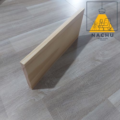 Tấm Gỗ Thông Mới Đẹp Rộng 19cm x Dài 40cm x Dày 2cm Dùng Làm Kệ Ốp Tường, Làm Mặt Bàn Mini, Hộp Hoa...