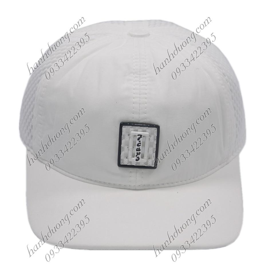 Nón kết nam xịn vá lưới gắn logo lưỡi lam chữ Z caps mũ lưỡi trai nam cao cấp mang phong cách sang trọng, đẳng cấp