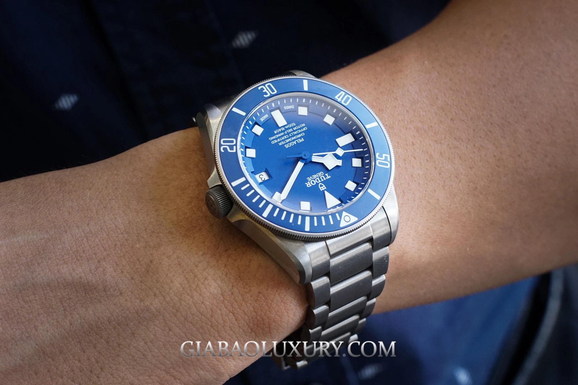 Đồng Hồ Nam Tudor Pelagos 25600TB-0001 - Máy Pin- Kim Trôi- Hàng Siêu Cấp BH 12Th