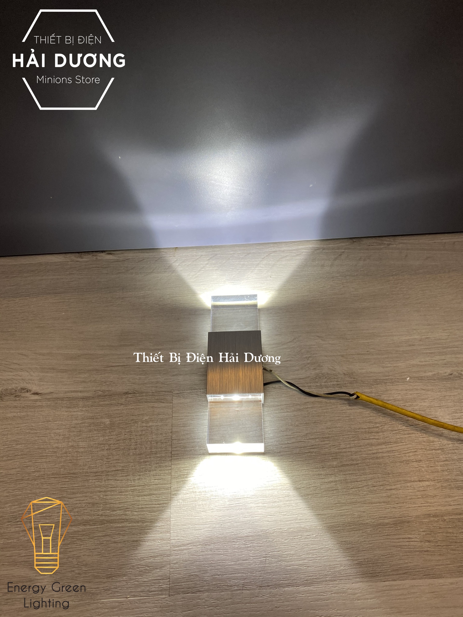 Đèn Tường Phong Cách Bắc Âu Led 2 Đầu Chiếu Sáng DT-180 - Led Siêu Sáng - Ánh Sáng Trắng / Vàng