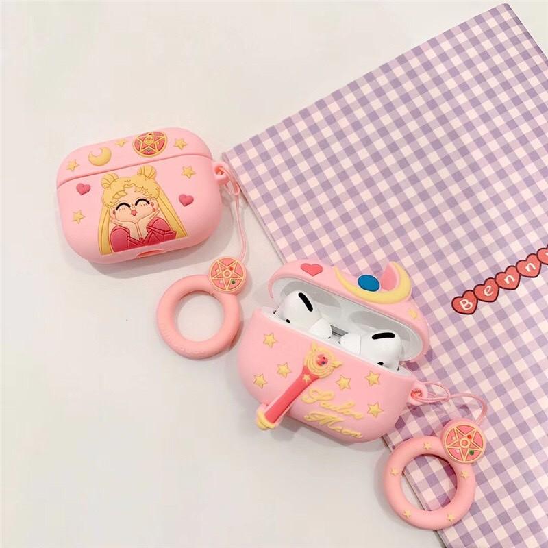 Case Ốp bảo vệ Airpods Thủy thủ Mặt trăng