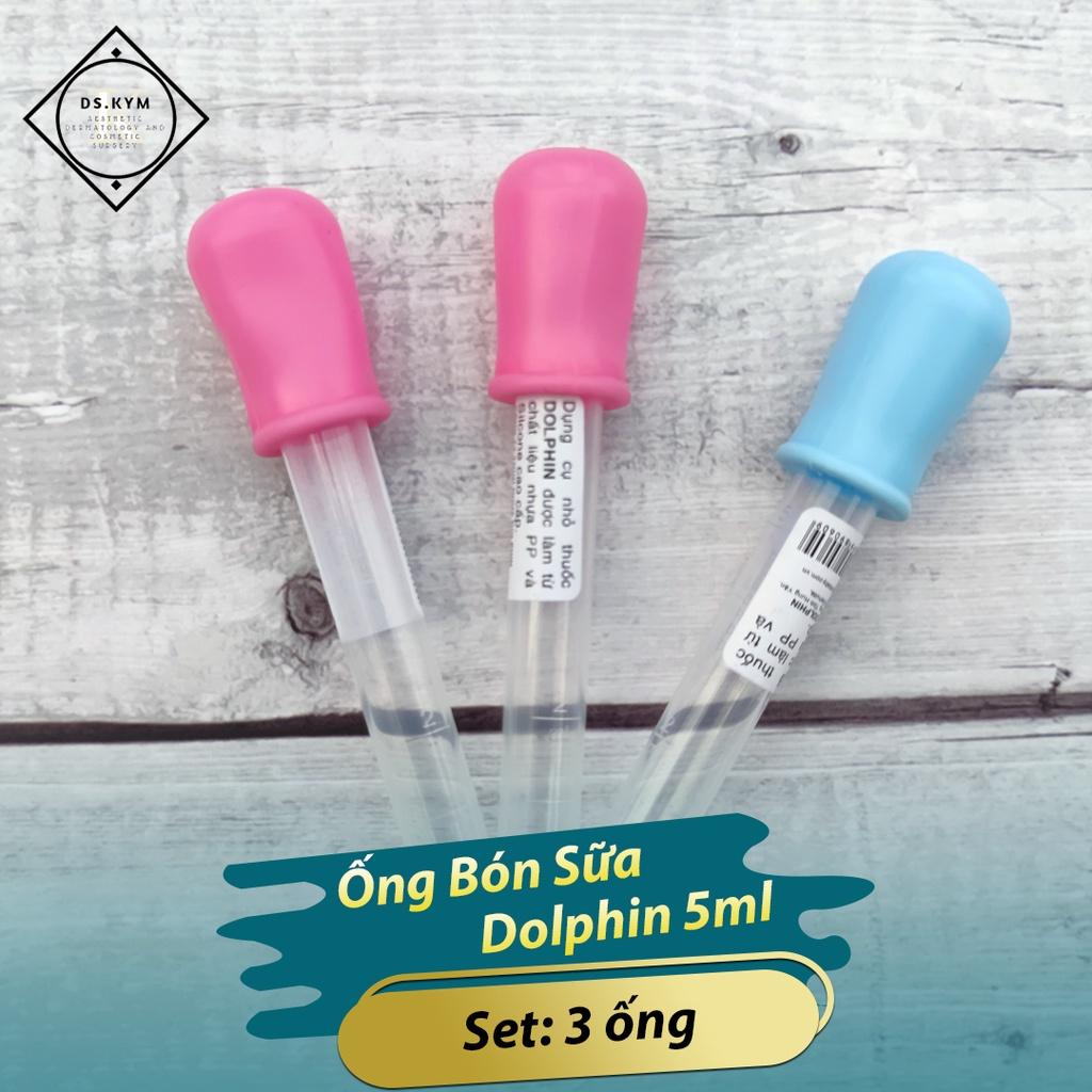 Ống Bón Sữa Dolphin 5ml Set (3 chiếc)