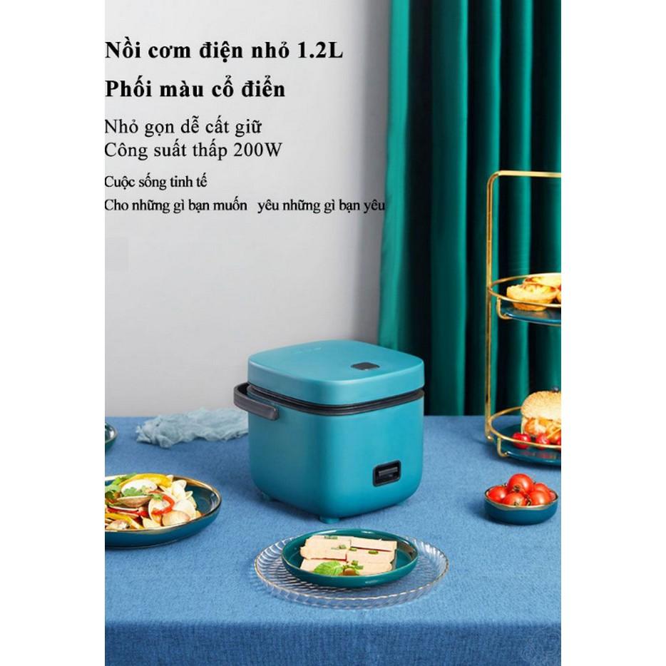 NỒI CƠM MINI CHỐNG DÍNH CHO VĂN PHÒNG HOẶC ĐI DU LỊCH RETRO JAPAN
