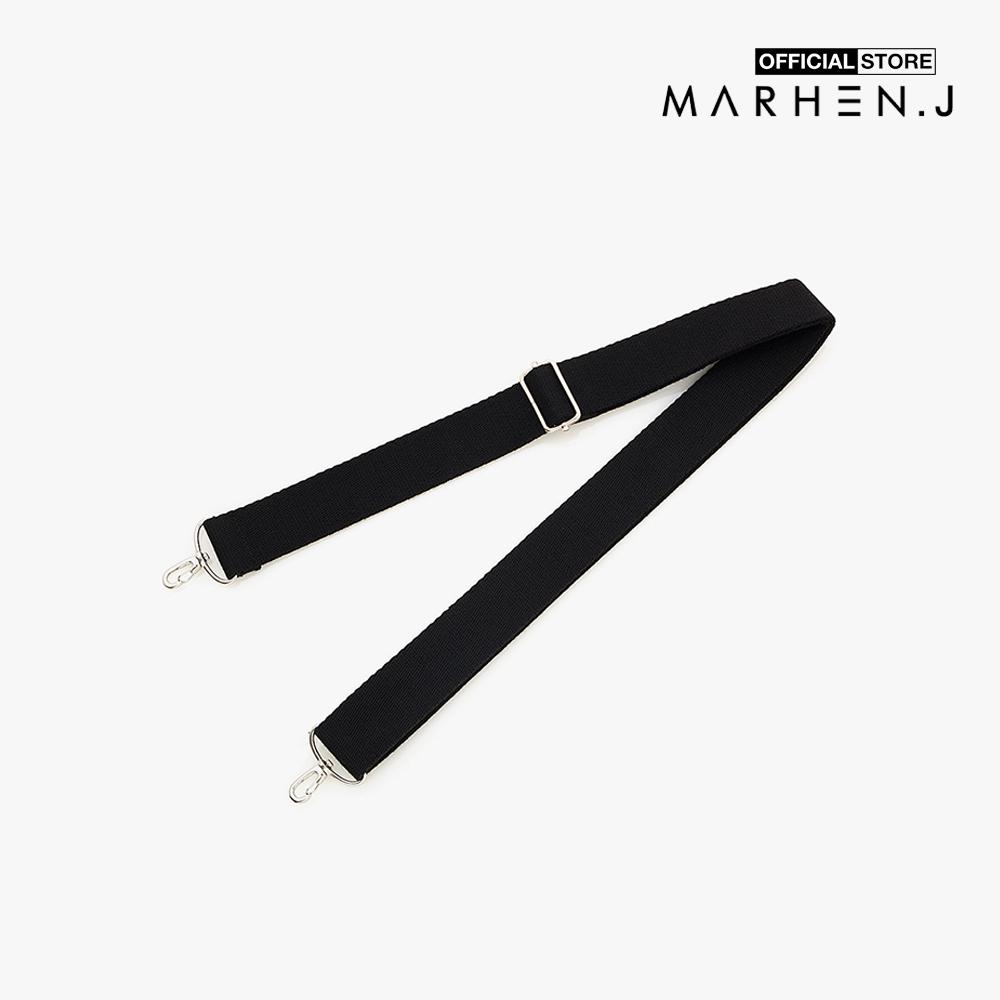 Marhen.J - Túi đeo vai chữ nhật nắp gập vải bố Roy Mini MJ19AROYMN-BK