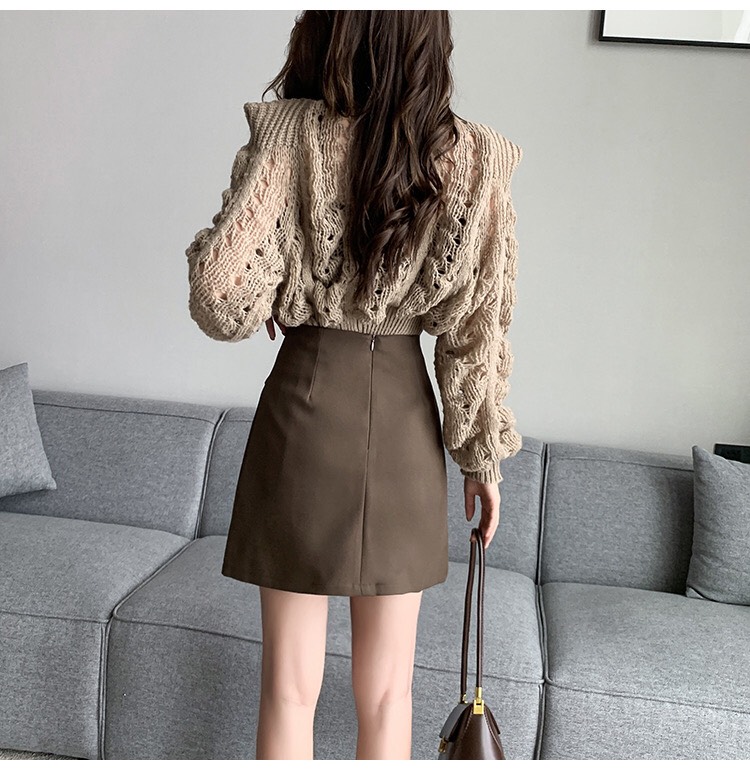 Chân váy xếp ly lưng cao tôn dáng Chân váy bút chì công sở cạp cao form chuẩn hàn quốc mặc đi làm đi chơi dạo phố